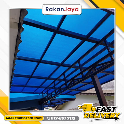POLYCARBONATE SHEET (EMBOSSED PANEL)(3MM)(4FT)