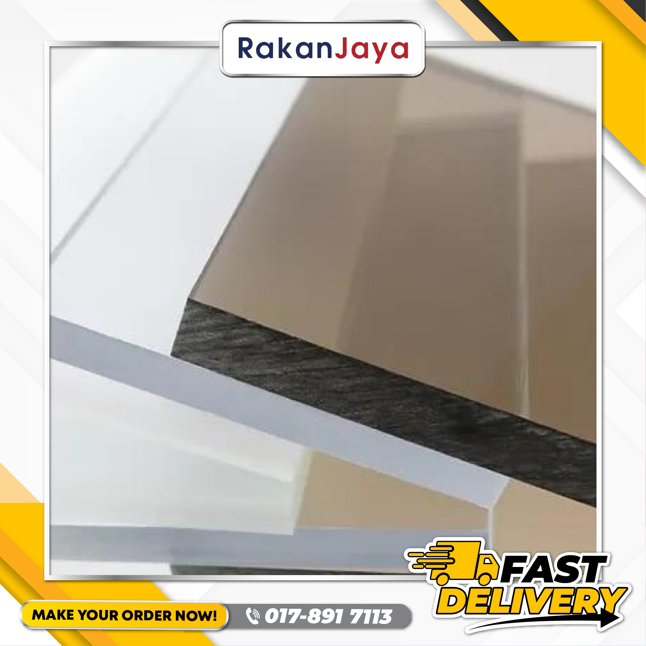 POLYCARBONATE SHEET (PLAIN PANEL)(3MM)(4FT) – Rakan Jaya Hardware