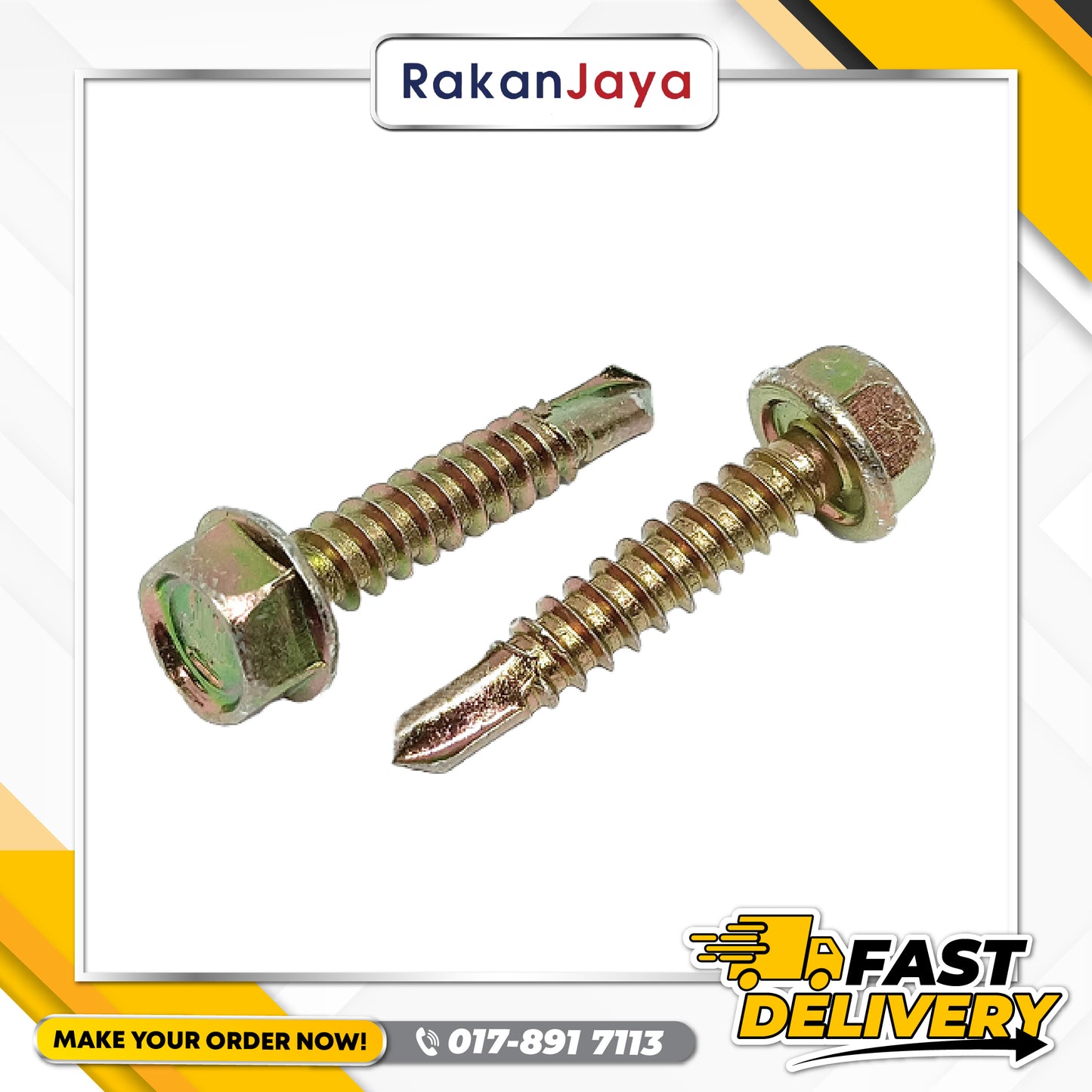 SELF DRILLING SCREW WITHOUT WASHER (FOR METAL)