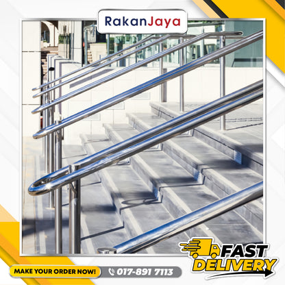 SS304 STAINLESS STEEL PIPE (ORNAMENTAL) (6MTR)