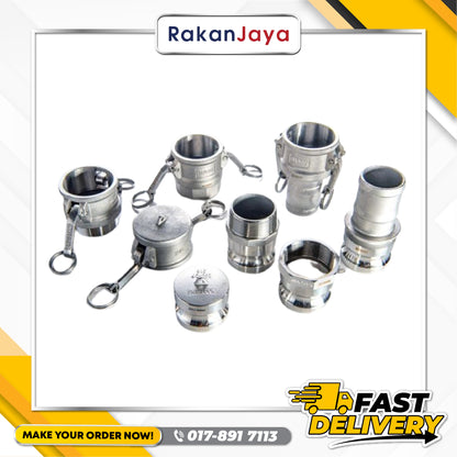 STAINLESS STEEL (SS316) CAMLOCK COUPLINGS