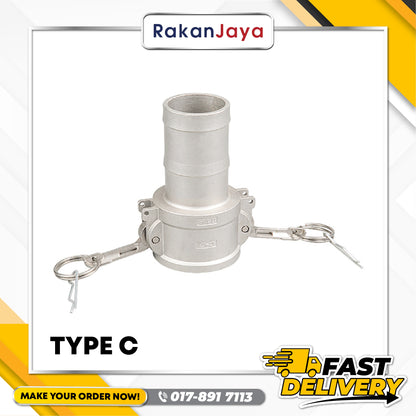 STAINLESS STEEL (SS316) CAMLOCK COUPLINGS