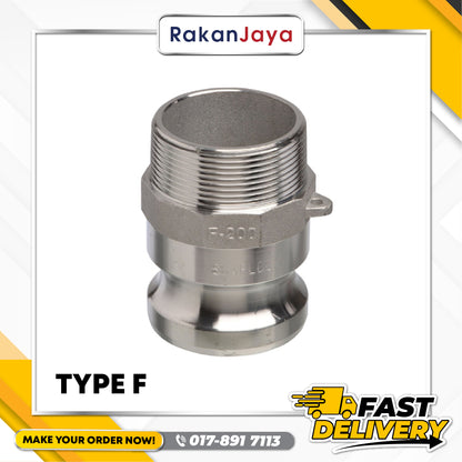 STAINLESS STEEL (SS316) CAMLOCK COUPLINGS