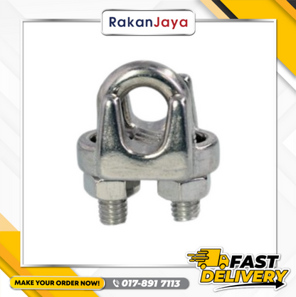 E.GALVANIZED WIRE ROPE CLIP DIN 741 (BULLDOG)