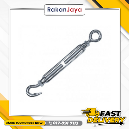 E.GALVANIZED TURNBUCKLE (EYE & HOOK)
