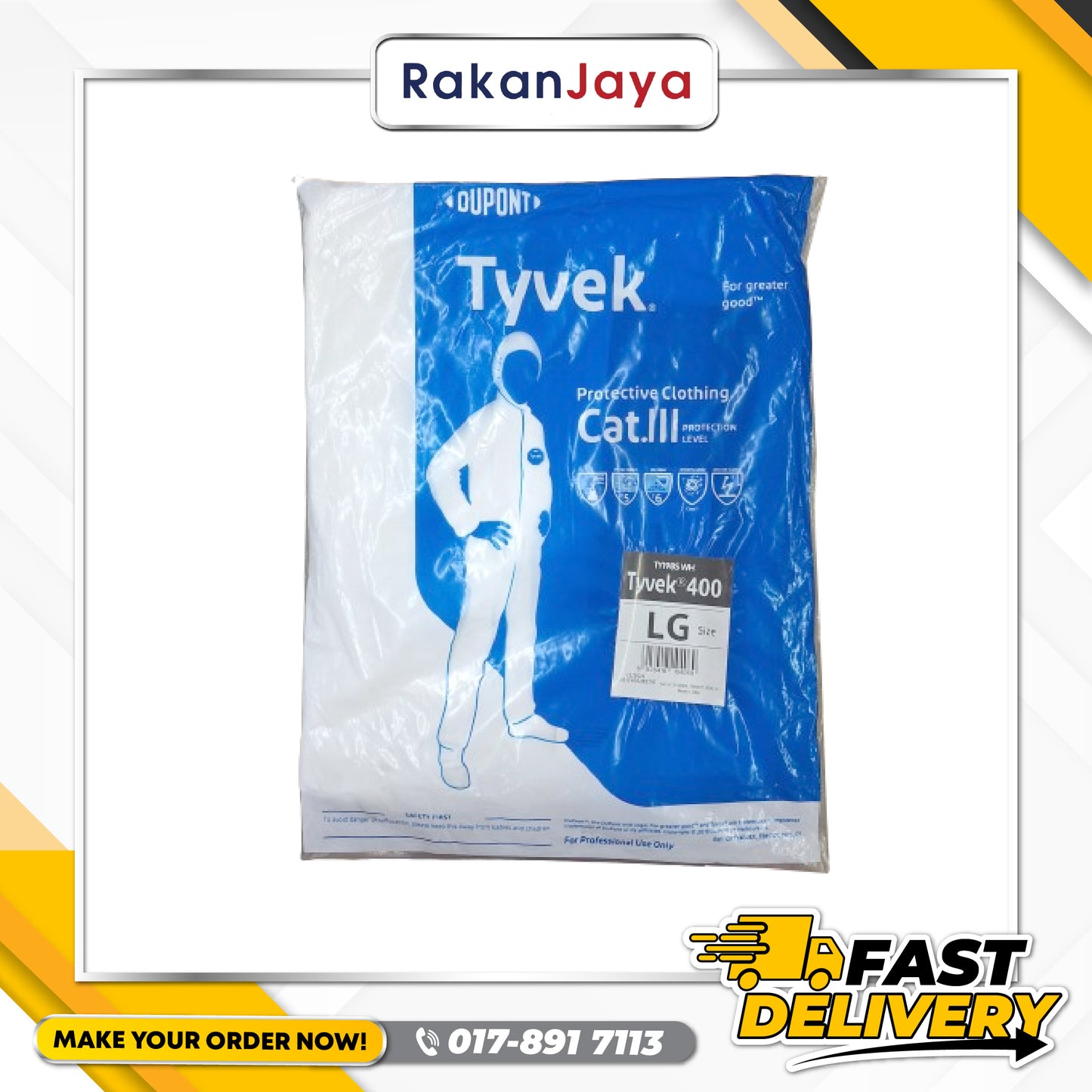 DUPONT TYVEK COVERALL