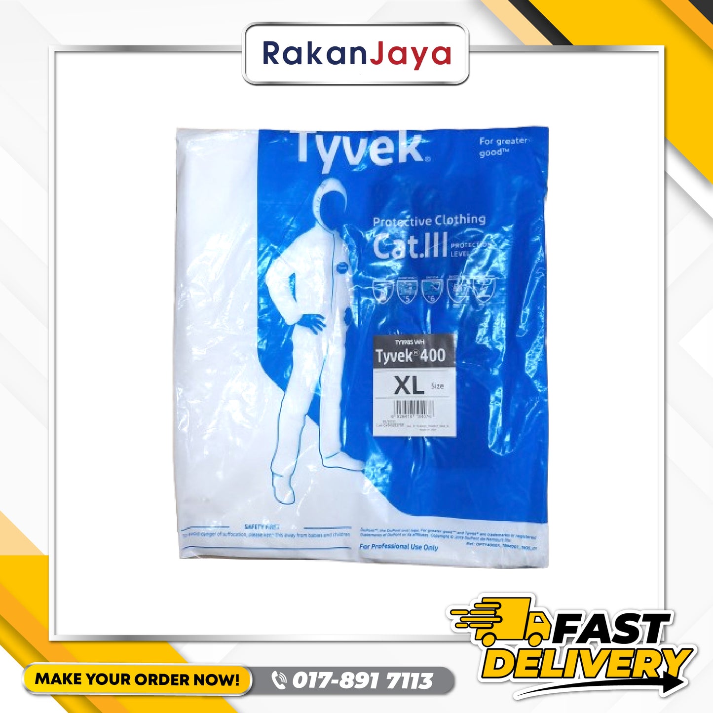 DUPONT TYVEK COVERALL