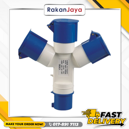 SUPAKU CEE 16A WEATHERPROOF PLUG & SOCKET