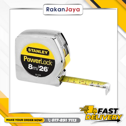 STANLEY POWERLOCK MEASURING TAPE
