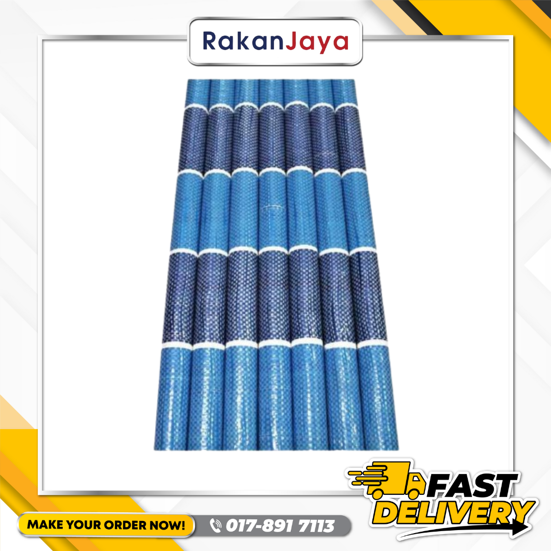 CANVAS ROLL PE TARPAULIN (BLUE WHITE) / KANVAS (WARNA BIRU PUTIH)