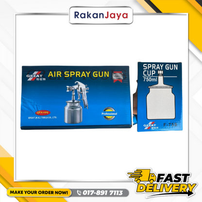 GREAT SPRAY GUN F75S – 750ML