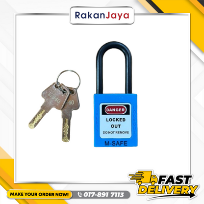 M-SAFE SAFETY PADLOCK STAINLESS STELL 1-1/2" (38MM)
