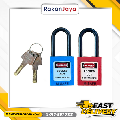 M-SAFE SAFETY PADLOCK STAINLESS STELL 1-1/2" (38MM)