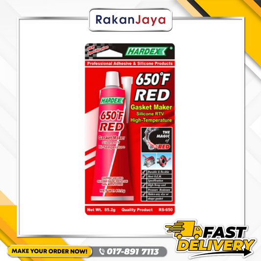 HARDEX RTV - HI TEMP GASKET MARKER - RED