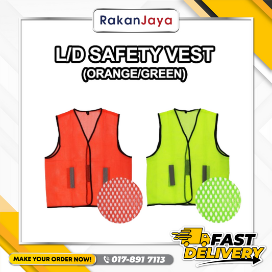 SAFETY VEST PICASA ORANGE / GREEN