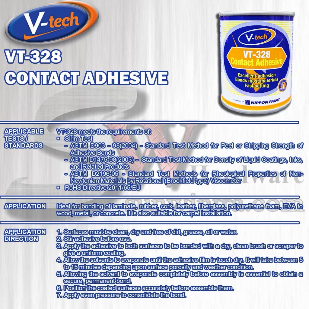 V-TECH VT-328 CONTACT ADHESIVE