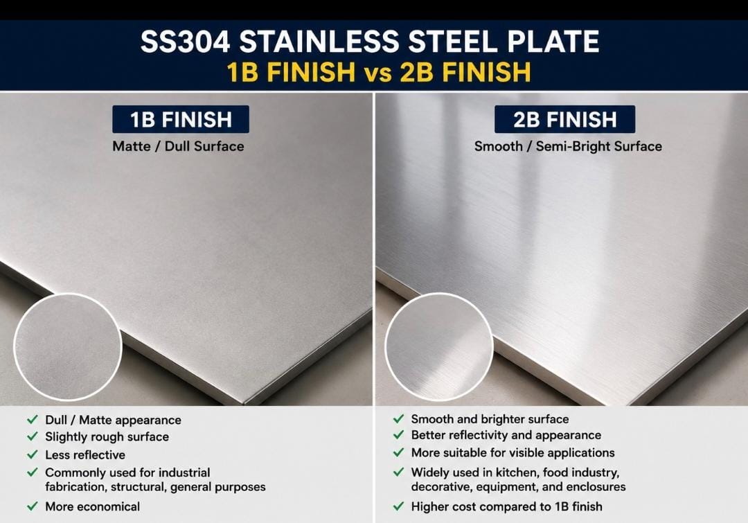 STAINLESS STEEL (SS304) PLATE (4FT X 8FT)