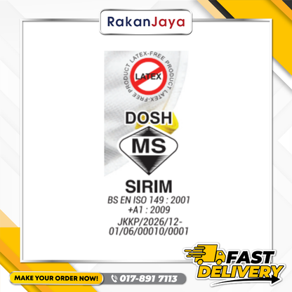 M-SAFE M-DMN95 N95 STANDARD PARTICULATE RESPIRATOR MASK