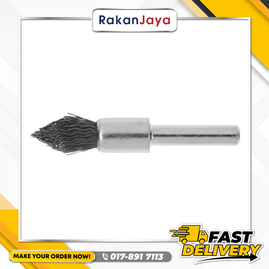 GLITZ POINTED END BRUSH STAINLESS STEEL