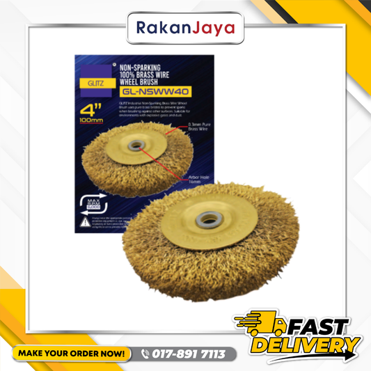 GLITZ NON SPARK WHEEL BRUSH