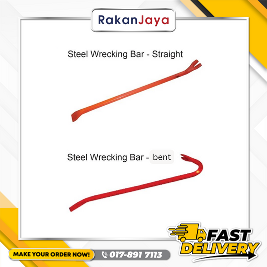 ADAMARK WRECKING BAR BENT & STRAIGHT