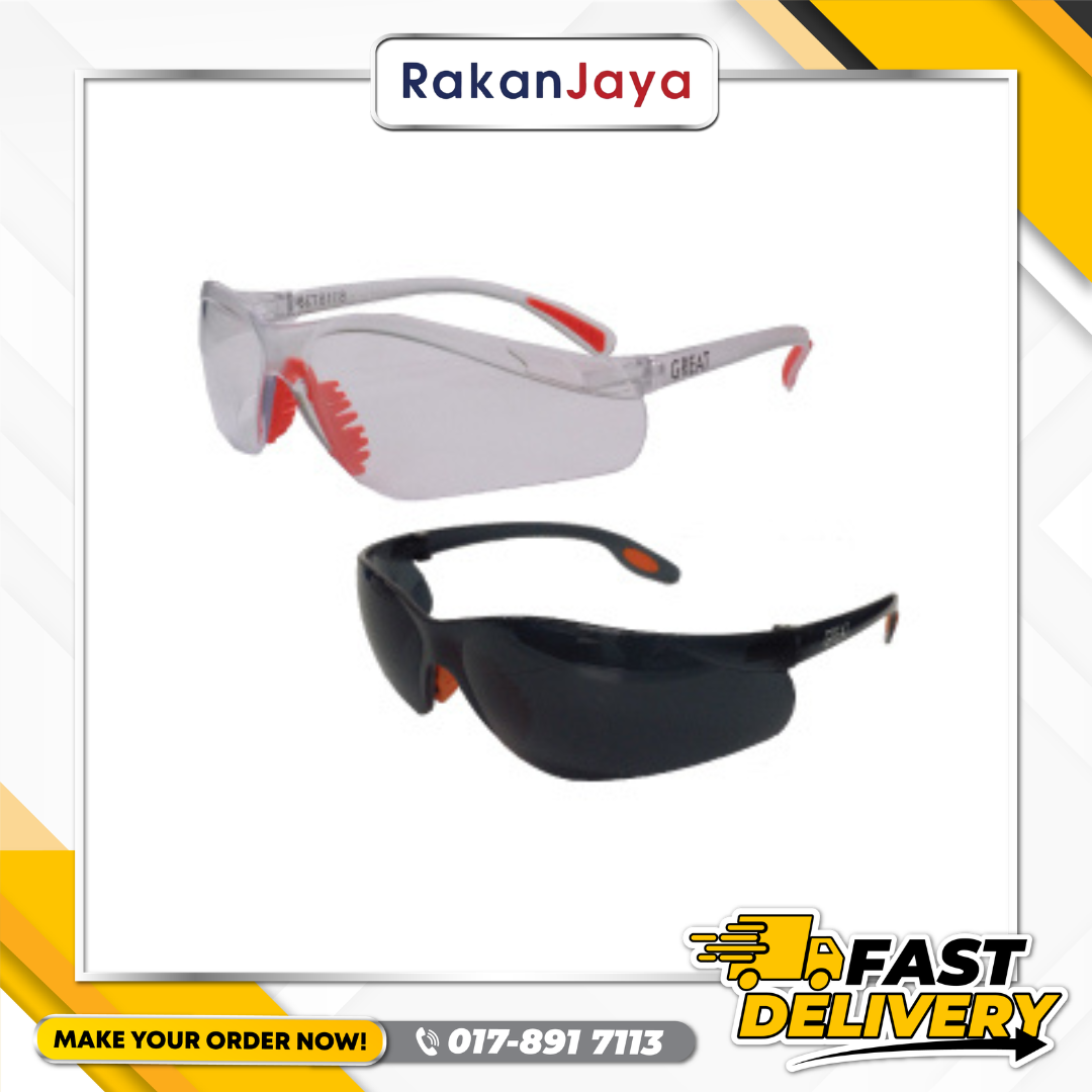 GREAT PROTECTIVE EYEWEAR TRANSPARENT GLASSES