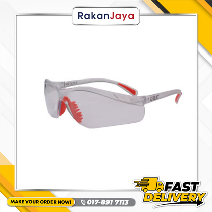 GREAT PROTECTIVE EYEWEAR TRANSPARENT GLASSES