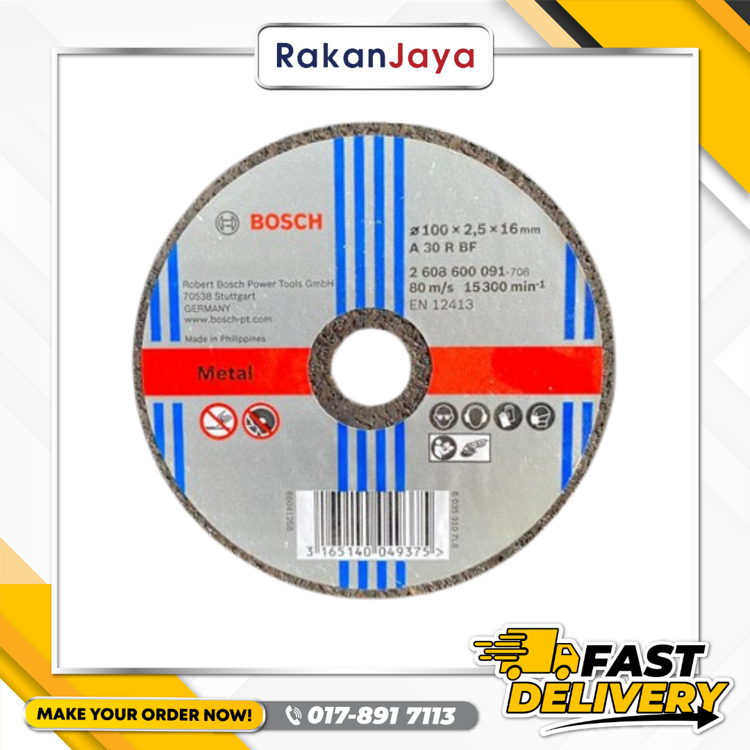 BOSCH CUTTING DISC (C/S) 4"