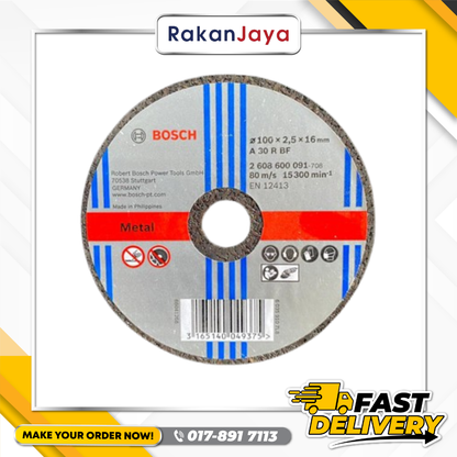 BOSCH CUTTING DISC (C/S) 4"