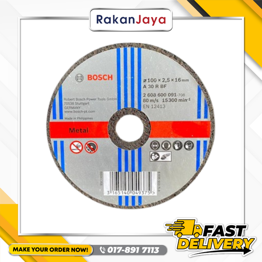 BOSCH CUTTING DISC (C/S) 4"