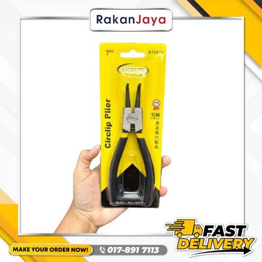ARROW BENT EXT CIRCLIP PLIER 7" (A70272)