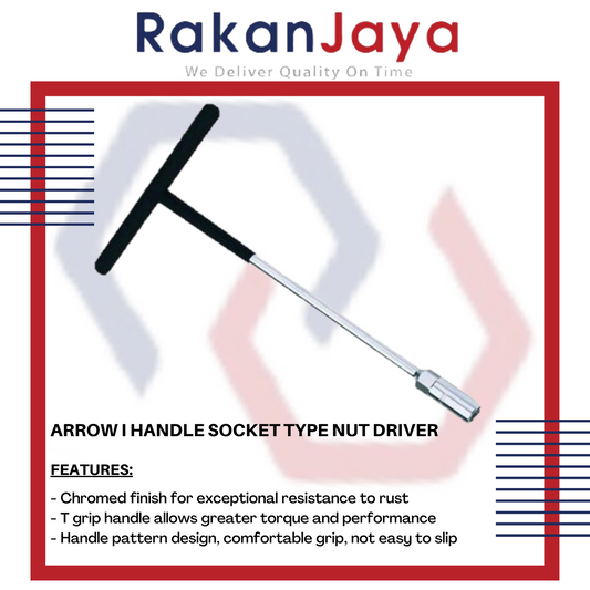 ARROW I HANDLE SOCKET TYPE NUT DRIVER