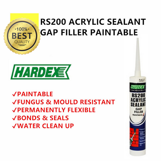 HARDEX RS200 ACRYLIC SEALANT GAP FILLER (PAINTABLE)