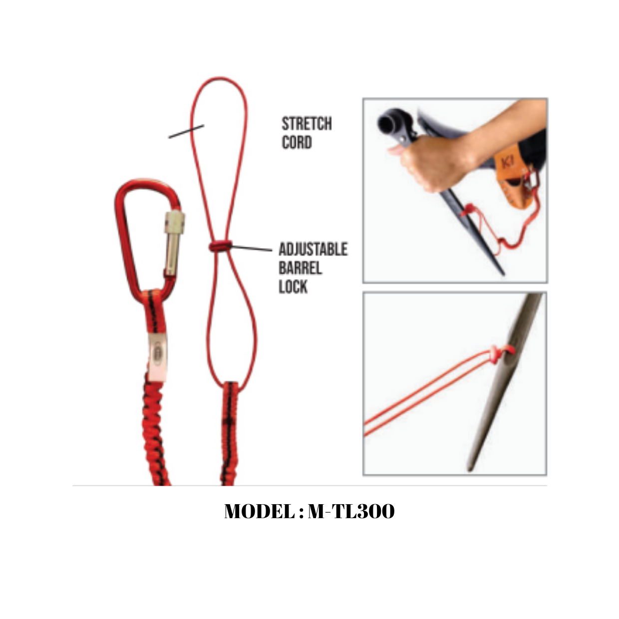 M SAFE TOOLS LANYARD FALL PROTECTION