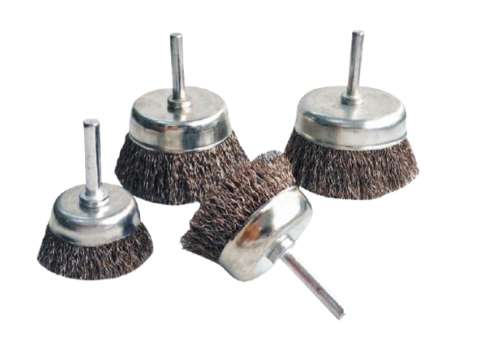 GLITZ STAINLESS STEEL 304 CUP BRUSH WITH SHANK