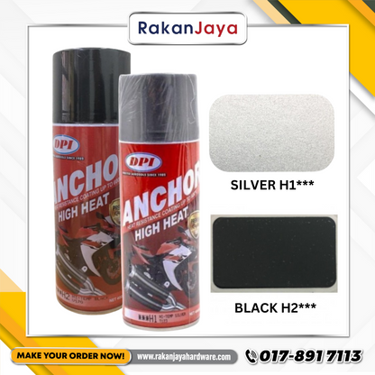ANCHOR H1/H2 HIGH HEAT 600℃ SPRAY PAINT