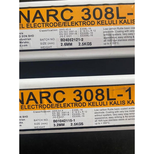 STAINARC 308L-16 STAINLESS STEEL ELECTRODE